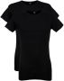 Alan Red Ottawa T-shirt Stretch Zwart (2Pack) - Thumbnail 2