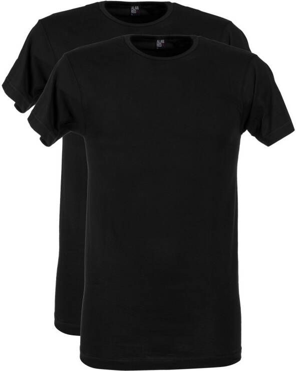 Alan Red T-shirt Korte Mouw Derby O-Hals T-Shirt Black (2Pack) - Foto 4