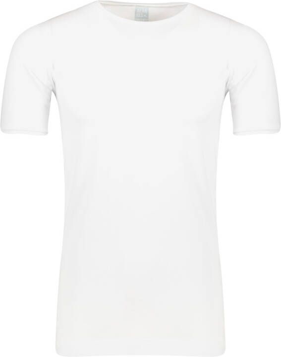 Alan Red Osaka t-shirt wit effen katoen - Foto 2