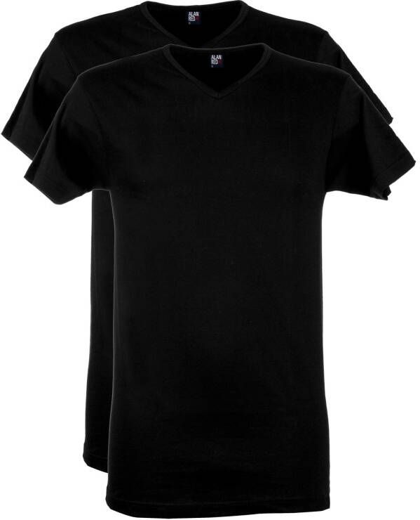 Alan Red T-shirt T-Shirt V-Hals Vermont Zwart (2pack) - Foto 3