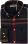 Barbour casual overhemd navy normale fit geruit button down boord - Thumbnail 2
