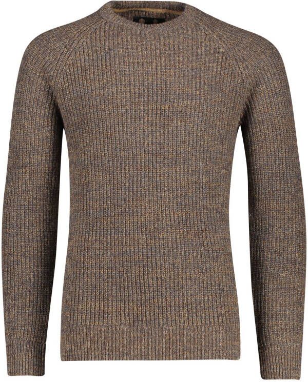 Barbour trui ronde hals beige geprint merinowol - Foto 2