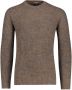 Barbour trui ronde hals beige geprint merinowol - Thumbnail 2