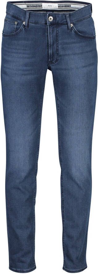 BRAX pantalon Chuck donkerblauw denim katoen