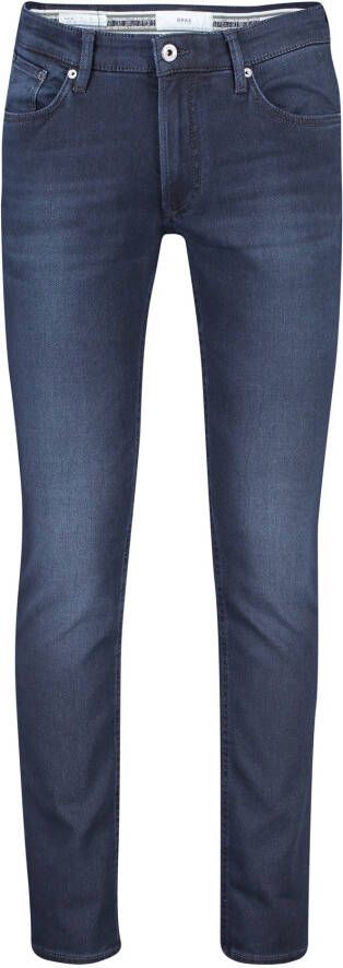 BRAX pantalon Chuck donkerblauw denim katoen