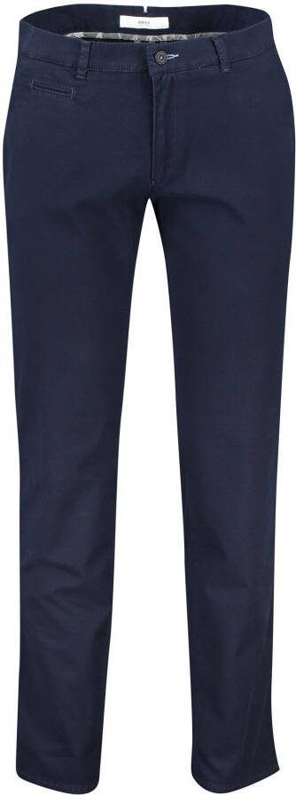 BRAX Donkerblauwe Katoenen Chino Broek Blue Heren