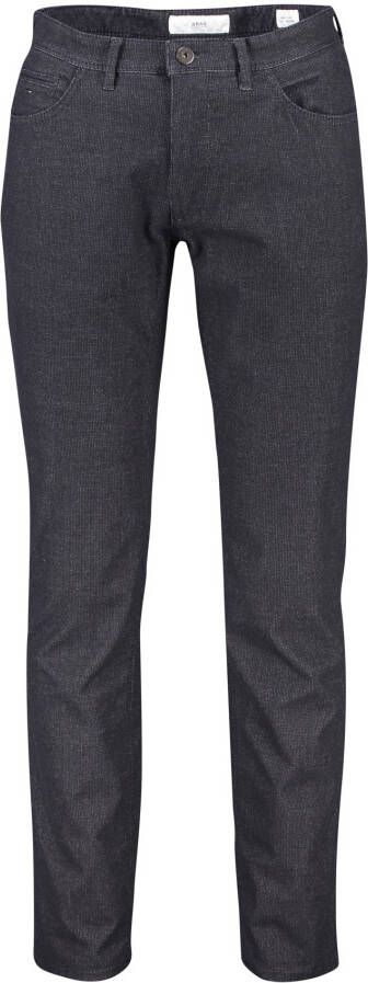 BRAX Zwarte geruite 5-pocket jeans Black Heren