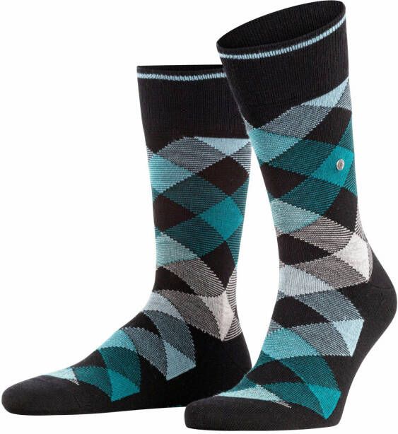 Burlington Sokken met labeldetail model 'NEWCASTLE'