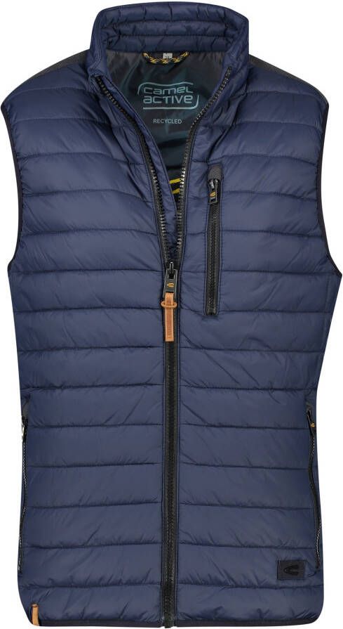 Camel active Gewatteerd vest van gerecycled polyester Blue Heren - Foto 3