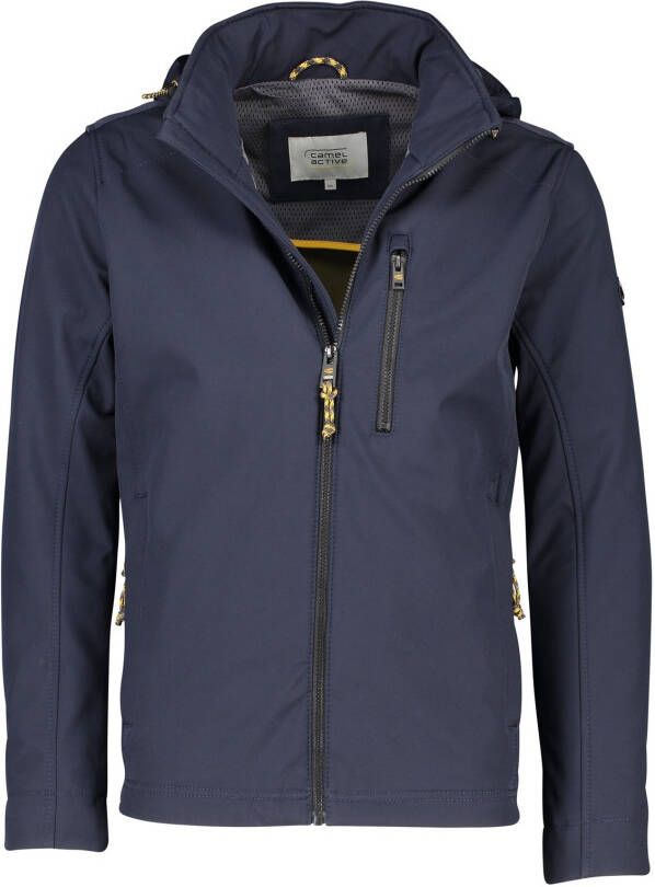 Camel active jas donkerblauw borstzak kort model