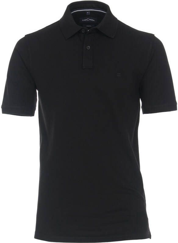 Casa Moda T-shirt Polo Stretch Zwart - Foto 1
