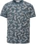 Cast Iron Donkerblauwe T shirt Short Sleeve R neck Relaxed Fit Cotton Twill - Thumbnail 3