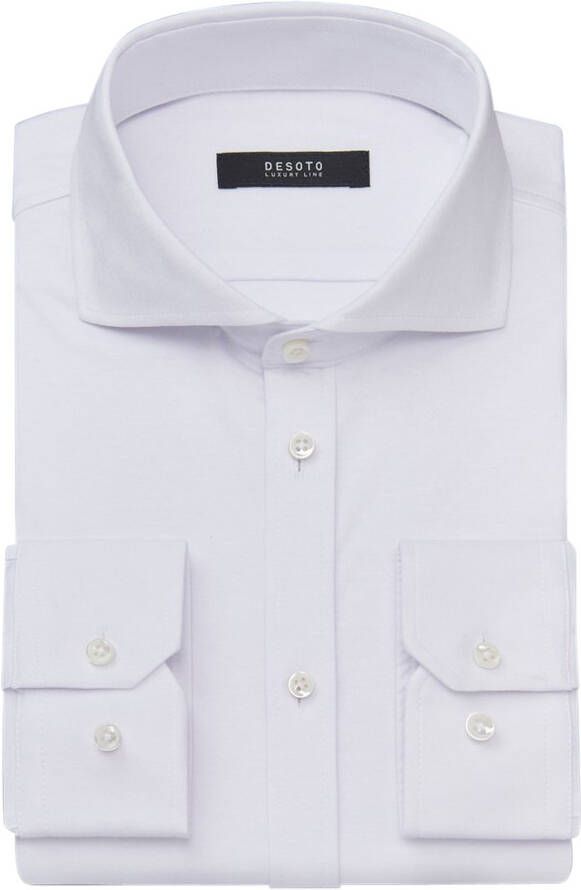Desoto Witte Overhemdjurk van Katoen met Slim Fit White Heren - Foto 5