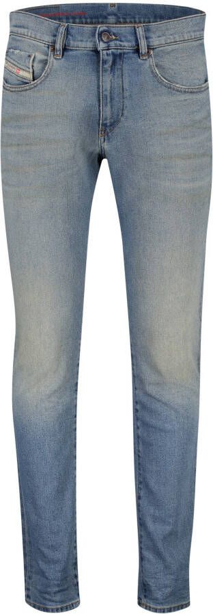 Diesel jeans D-strukt lichtblauw effen denim katoen
