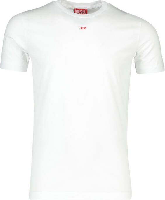 Diesel T-shirt ronde hals wit