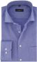 Eterna business overhemd Comfort Fit wijde fit blauw geprint katoen contrast knopen - Thumbnail 1