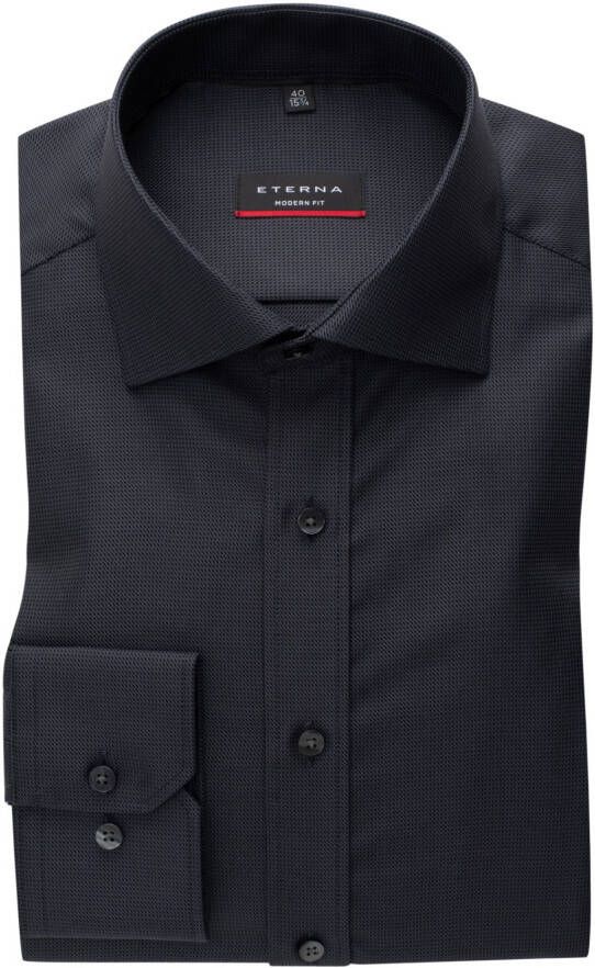 ETERNA REGULAR FIT Regular fit zakelijk overhemd met effen structuur