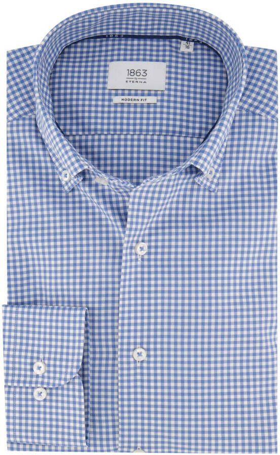 Eterna Regular fit zakelijk overhemd van katoen