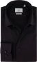 Eterna overhemd mouwlengte 7 Modern Fit semi-wide spread boord zwart effen - Thumbnail 2