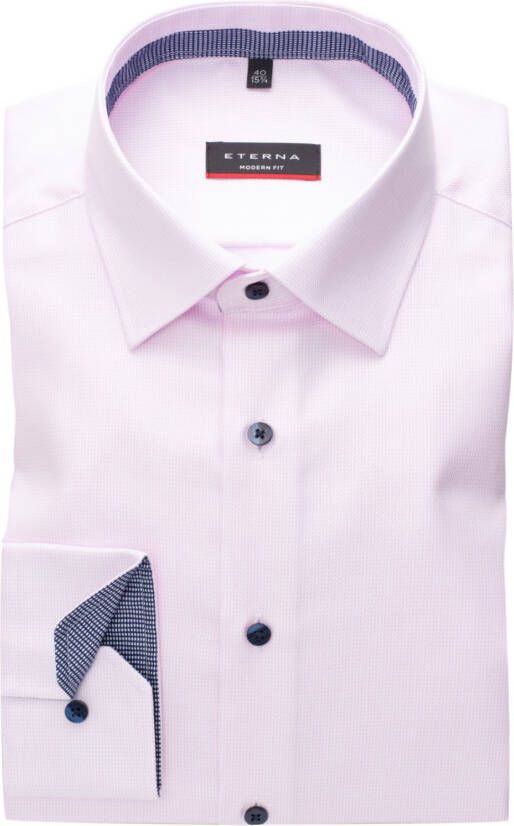 Eterna Overhemd met lange mouwen MODERN FIT NON IRON (strijkvrij) - Foto 2