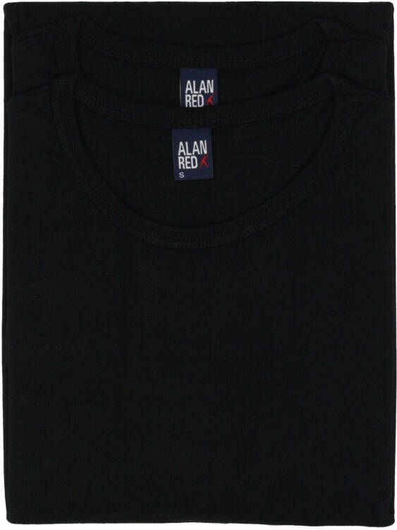 Alan Red Derby O-Hals T-Shirt Black (2Pack) - Foto 2