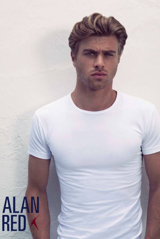 Alan Red Ottawa T-shirt Stretch Zwart (2Pack) - Foto 3