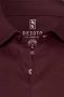 Desoto Overhemd Strijkvrij Modern Kent Donkerpaars Rood Heren - Thumbnail 8