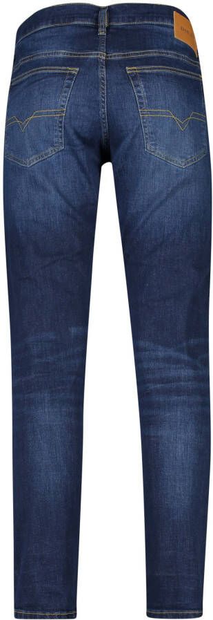 Diesel pantalon D-Yennox blauw effen katoen