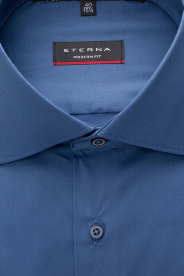 Eterna Blauw overhemd Modern Fit