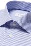 Eton 100% katoenen business overhemd slim fit lichtblauw met streep - Thumbnail 6