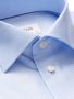 Eton Lichtblauw Textured Twill Slim Fit Overhemd Blue Heren - Thumbnail 2
