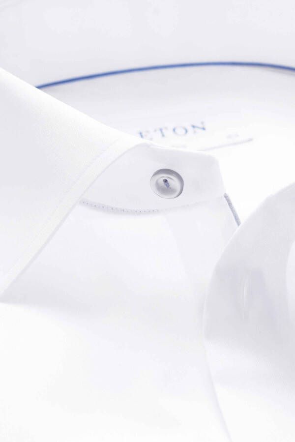 Eton Witte Overhemdjurk met Slim Fit White Heren - Foto 2