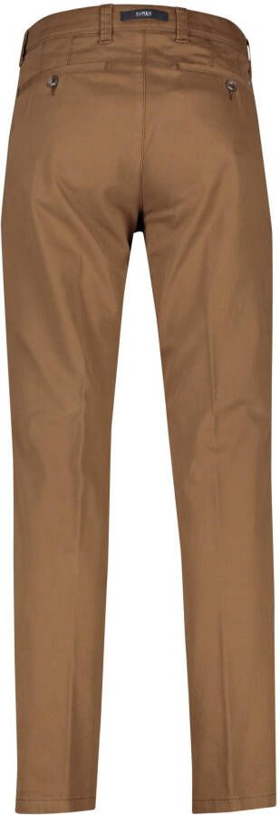 BRAX Luxe Katoenen Flatfront Broek Brown Heren - Foto 3
