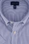 Gant Stijlvolle donkerblauwe gestreepte korte mouw overhemd Blue Heren - Thumbnail 5