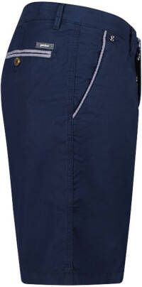 Gardeur korte broek Jasper donkerblauw effen katoen - Foto 2