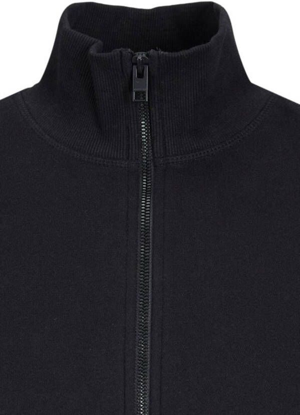Jack & jones vest opstaande kraag zwart rits effen katoen - Foto 2