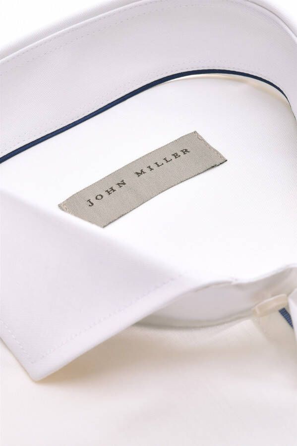 John Miller business overhemd slim fit wit effen 100% katoen