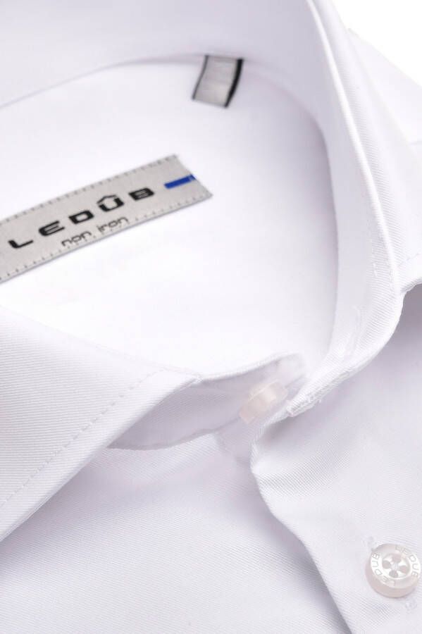 Ledub Modern Fit overhemd wit non iron