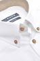 Ledub overhemd korte mouw Modern Fit New wit effen katoen - Thumbnail 4