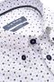 Ledub overhemd korte mouw normale fit donkerblauw geprint 100% katoen - Thumbnail 4