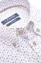 Ledub overhemd korte mouwen normale fit wit geprint katoen - Thumbnail 4