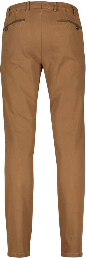 Meyer Chino broek Dublin bruin uni katoen slim fit - Foto 2