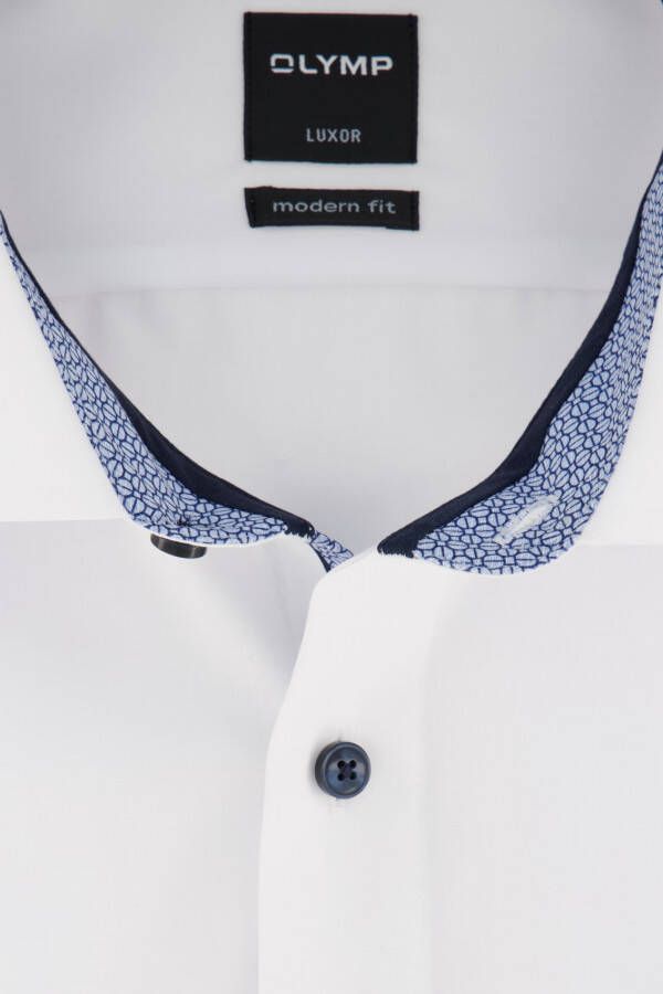 Olymp Modern fit zakelijk overhemd met borstzak model 'Global' - Foto 2