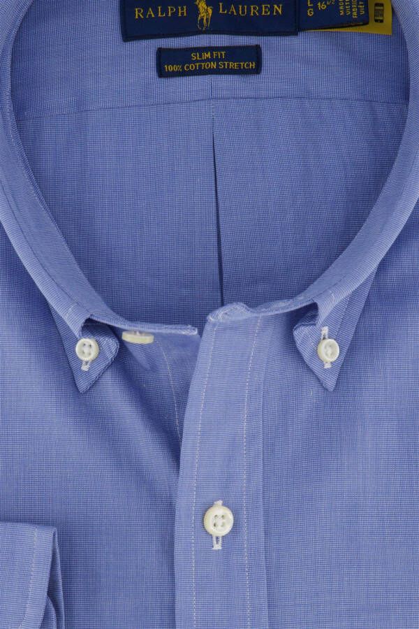 Polo Ralph Lauren Overhemd Ralph Lauren blauw button down Slim Fit