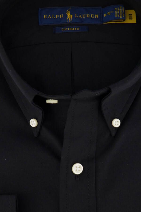 Polo Ralph Lauren Overhemd Ralph Lauren Custom Fit zwart button down