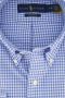 POLO Ralph Lauren custom fit overhemd met stretch blue white check - Thumbnail 3
