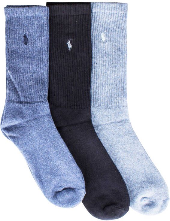 Polo Ralph Lauren Sokken Ralph Lauren 3-pack blauw
