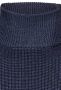 Profuomo trui opstaande kraag donkerblauw effen wol - Thumbnail 2