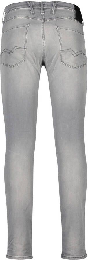 Replay pantalon grijs effen katoen