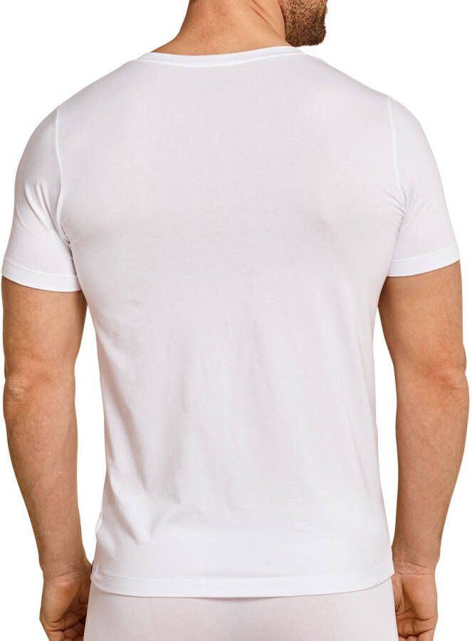 Schiesser t-shirt ondergoed aanbieding wit effen - Foto 3